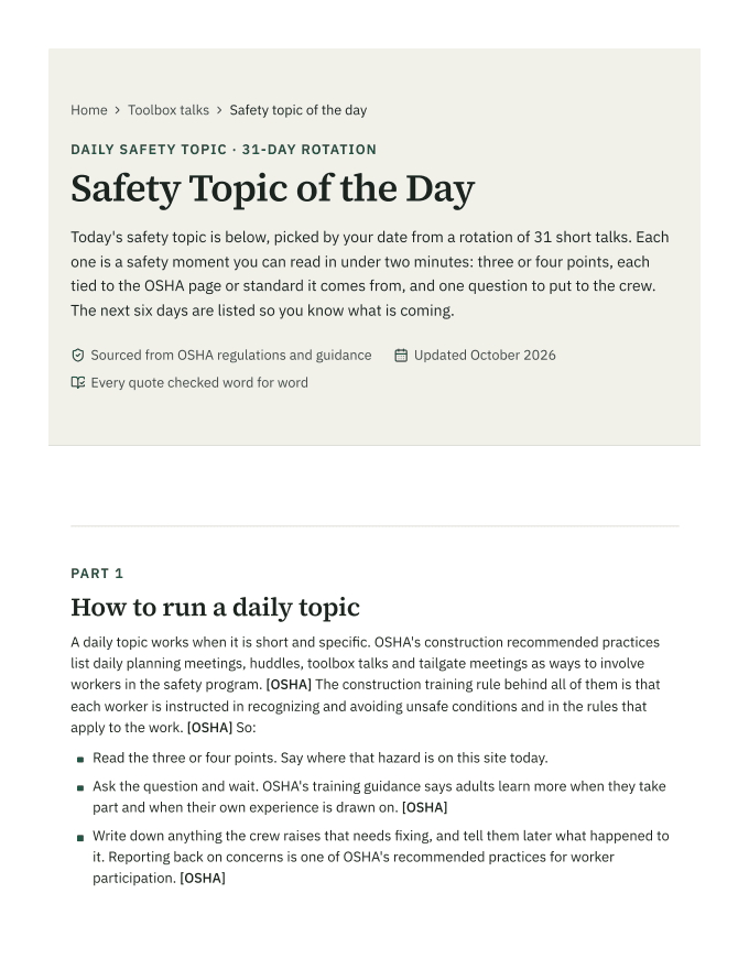 Preview: the printed daily topics